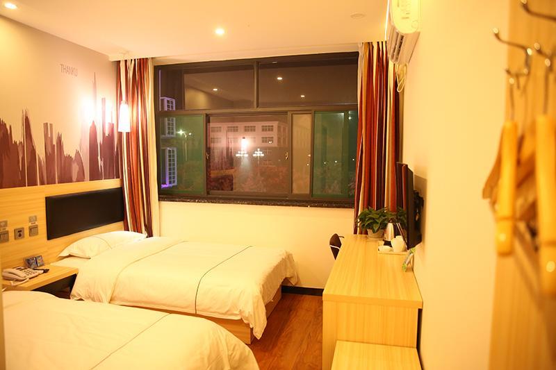 Thank Inn Chain Hotel Shandong Weifang Qingzhou Railway Station Gaoliu Экстерьер фото