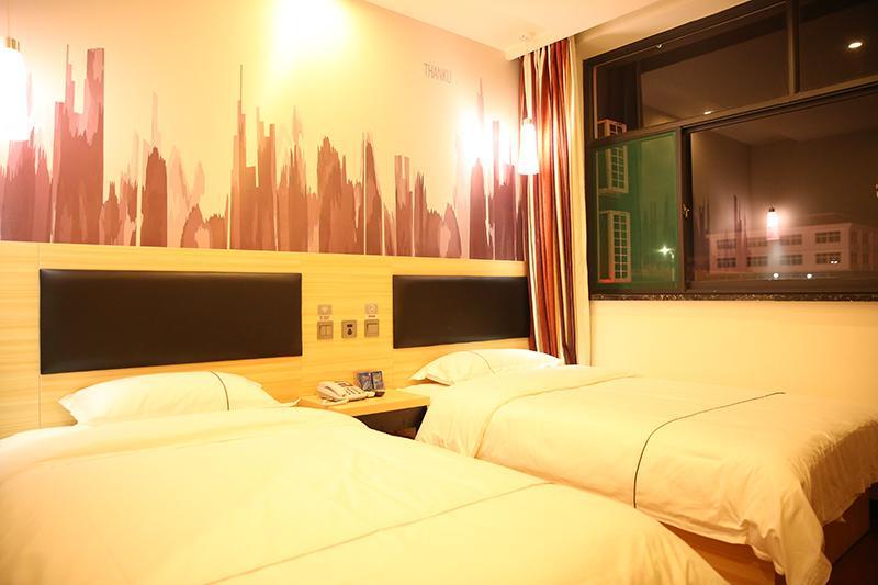 Thank Inn Chain Hotel Shandong Weifang Qingzhou Railway Station Gaoliu Экстерьер фото